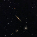 NGC973 Galaxie mit Beifang (ODM 09/2023)