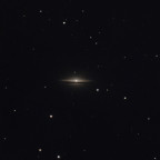 M104 / NGC4594 Sombrero-Galaxie mit dem Seestar S50