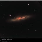 Messier 82   Kurzbelichtet