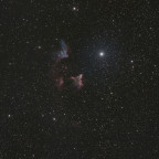 IC59 und IC63 - die Geister der Kassiopeia im weiten Feld