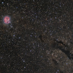 IC 5146 - LDN 1024  Kokon Nebel 4xMosaik