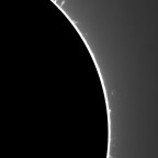 Sonne in H-Alpha am 24.04.2022