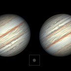 Jupiter und Kallisto am 27. August 2022