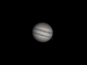 Jupiter mit Io und seinem Schatten (16.01.24)