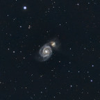 M51 mit nur 30mm Öffnung (Seestar S30Pro)