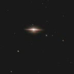 M104 Sombrero Galaxie, First Light mit meinem neuen Teleskop