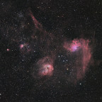 Flaming Star Nebel /Caldwell 31 - Region RGBLHa mit 135mm Pentax Altglas