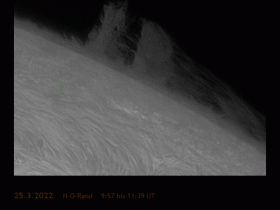 Protuberanz von heute morgen GIF