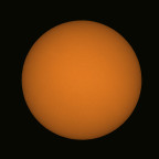 Sonne am 18.11.2023 mit der Vaonis Stellina
