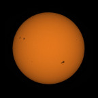 Sonne am 14.07.2023 mit der Vaonis Stellina