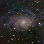 M33 Dreiecksgalaxie oder auch Feuerradgalaxie