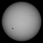 Sonne 10.07.2023 - 8" Newton - Weißlicht
