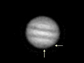 Jupiter (mit Schatten von Ganymed?)