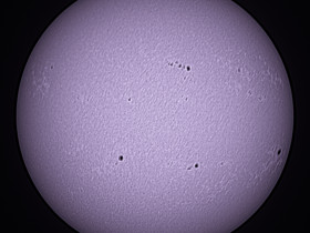 Sonne in Ca-K/Ca-H am 24.06.2023