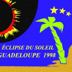 Grafik zur Sonnenfinsternis auf Guadeloupe